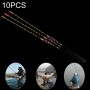 סט 10 יחידות מצופים צבעוניים קלי משקל לחכה לדייג - זוהר בחושך
