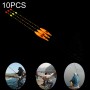 סט 10 יחידות מצופים צבעוניים קלי משקל לחכה לדייג - זוהר בחושך
