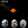 סט 10 יחידות מצופים צבעוניים קלי משקל לחכה לדייג - זוהר בחושך