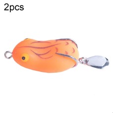 פיתיון דיג מלאכותי בסגנון צפרדע עם וו כפול 2 יחידות 4.2 ס