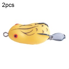 פיתיון דיג מלאכותי בסגנון צפרדע עם וו כפול 2 יחידות 4.2 ס