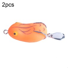 פיתיון דיג מלאכותי בסגנון צפרדע עם וו כפול 2 יחידות 5 ס
