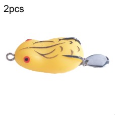 פיתיון דיג מלאכותי בסגנון צפרדע עם וו כפול 2 יחידות 5 ס