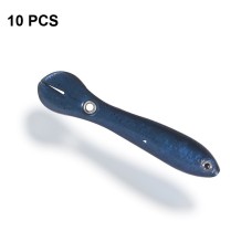 סט 10 יחידות פיתיון דיג מלאכותי גמיש במיוחד עם עין תלת מימד 6 גרם / 10 ס