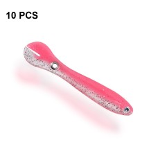 סט 10 יחידות פיתיון דיג מלאכותי גמיש במיוחד עם עין תלת מימד 6 גרם / 10 ס