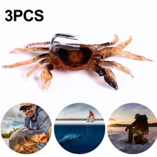 סט 3 יחידות פיתיון דיג מלאכותי עמיד בסגנון עקרב 8 ס