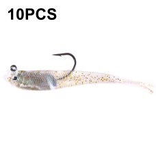 סט 10 יחידות פיתיונות דיג מלאכותיים עם זנב ארוך 7 ס