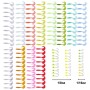 מארז 150 יחידות פיתיון דיג מלאכותי רך מושלם לנהרות ואגמים 6.5 ס