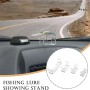 מעמד אקרילי להנחת פיתיונות דייג לתצוגה - 4 יחידות