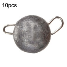סט 10 יחידות כדורי עופרת לפיתיון דיג חיבור לוו בשילוב פלדה - משקל 21 גרם